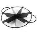HAWOK 7-Slice Pie Cutter and Cake Divider, Press-Style Carbon Steel Tool for Pie, Cake and Pizza up to 10 inch
