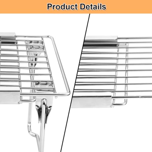Orgneas Expandable Freezer Shelf Cooler Shelf Organizer 15.8"-22" - color: Thickened Expandable 2Packs