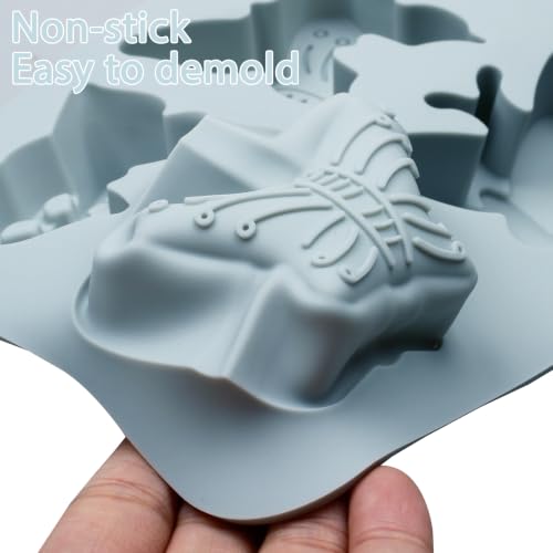 Butterfly Silicone Baking Mold, 6-Cavity Chocolate Candy Soap Mold - color: Blue(Butterfly)-R0354