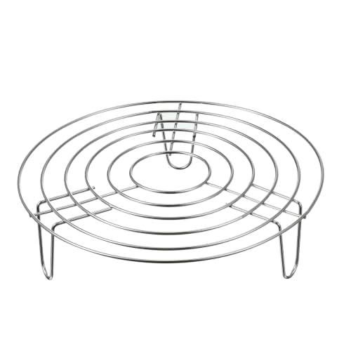 Round Steamer Rack and Cooling Rack, 7.8 Inch Heavy Duty Stainless Steel