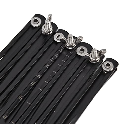 Pastry Roller Cutter, Stainless Steel Dough Cutter with Adjustable Wheel and Locking Knob, Multi Wheel Pastry Knife for Pizza Pasta Cookies (7 rounds) - size: 7 rounds