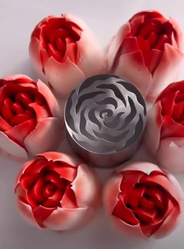 4pcs Russian Piping Tips Set Extra Large Stainless Steel Flower Icing Tips