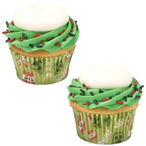 Minecraft Baking Cups | 48 Pack Cupcake Liners