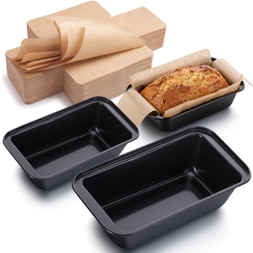 2 Pack Nonstick Loaf Pan Set, 9 x 5 Inch Carbon Steel Bakeware