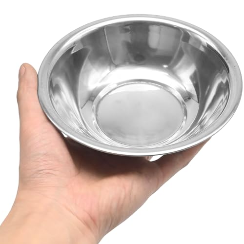 10 Pack 6.5 Inch Small Stainless Steel Bowls for Prep and Cereal