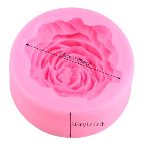 ZiXiang Peony Flower Silicone Molds Flower Chocolate Fondant Mold - color: Style F