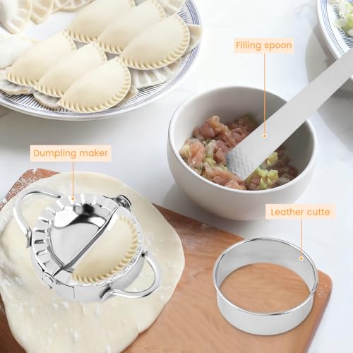 8PCS Ravioli Maker Press Set,for Homemade Pasta,Dumpling,Pastry Kit - color: Yellow