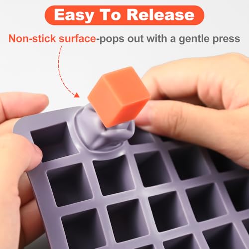 Square Chocolate Mold, 100 Cavities Mini Square Candy Molds - color: 100 Cavity Small Square Mold