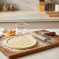Stainless Steel Pizza Dough Docker Roller Pastry Docker Wheel Rolling Pin for Homemade Baking Cake Crackers Pie Hole Maker
