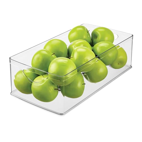 iDesign Stackable Clear Plastic Extra Long Storage Bin - style: Pack of 1