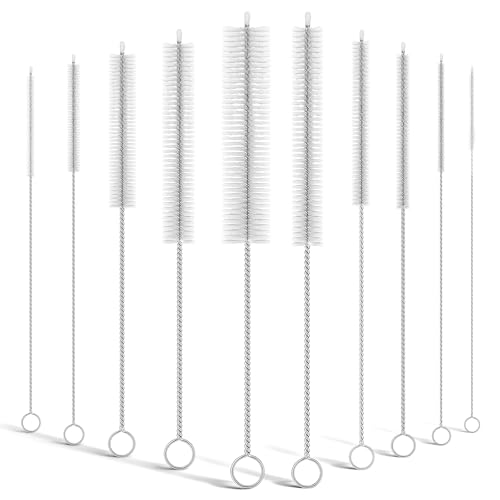 Long Straw Cleaner Brush Set, 8.7 Inch Cleaning Brushes, 10 Pack
