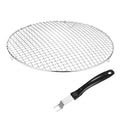 M METERXITY 1-Set Cooling Rack 13.8" Round 201 Stainless Steel, Silver - size: 13.8 Inch
