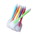 6 Pieces Silicone Spatulas, 11 inch Large Rubber Spatula with Stainless Steel Core, Heat-Resistant Non-stick Spatulas