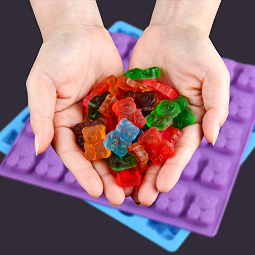 Gummy Bear Molds - 1 Inch Cute Bear Candy Molds Food Grade Silicone - size: Bear (3.5ml)