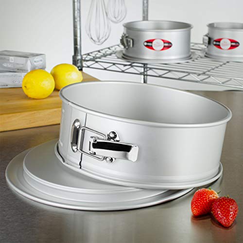 Fat Daddio's PSF-113 Anodized Aluminum Springform Pan, 11 x 3 Inch - size: 11 x 3 inches