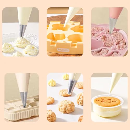Disposable Small Piping Bags,8 inch,Extra Durable Mini Piping Bags-100Count