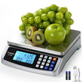 Atogou 110lb Food Scale, Commercial Kitchen Scale with Price Computing - style: Silver 110lb/50kg