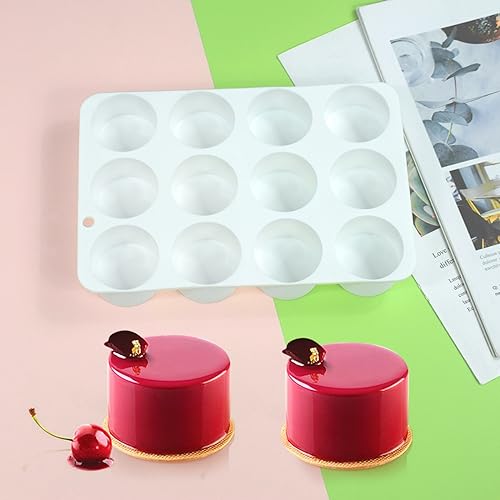 Cylinder Silicone Soap Mold Round Silicone Molds for Handmade Soap Making, Lotion Bars, Chocolate, Cake Mold (A_ Cylinder) - size: A_ Cylinder