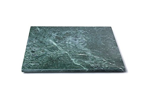 Fox Run Marble Pastry Board, Green, 12" x 16" x 0.5"