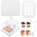 10 Pack Dessert Shooter Boxes, Each Holds 12 Count 3 oz Shooter Cup