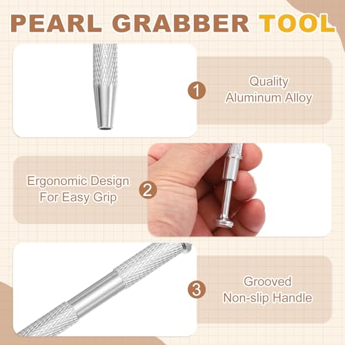 uxcell 3Pcs Sprinkle Pen for Cake Decorating,4.7in 4 Claw Sprinkle,Silver - color: Silver