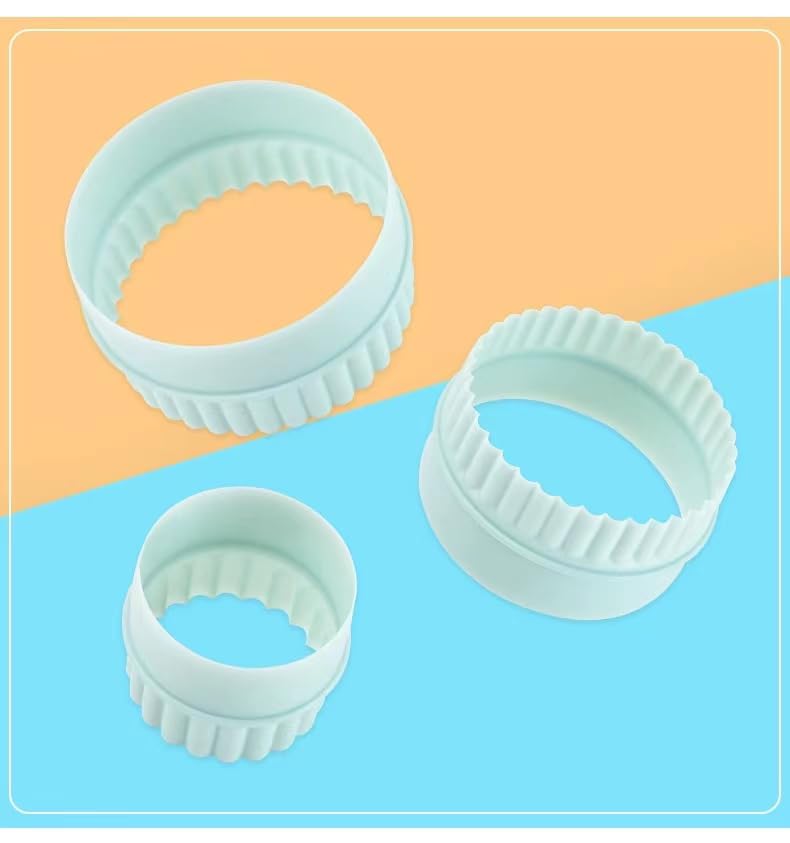 Cookie Cutters, 8 PCS Ideal Biscuit Cutter Tool, Highly Versatile Round & Circle Cutter, Perfect for Creating Unique Shaped Biscuits and Cookies