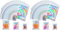 JETMORE Holographic Bags, 100 PCS Mylar Bags, 5.5x7.9in Small Gift Bags (Pack of 2) - color: Holographic, size: 5.5*7.9inch (Pack of 2)