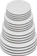 Round Greaseproof Cake Boards – White Cake Circle Base, 6/8/10/12 inch, 5 of Each Size LEGLO - style: White Round Cake Board
