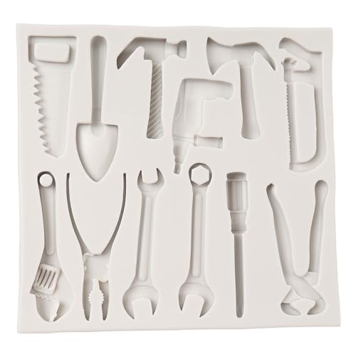 Construction Tools Fondant Silicone Mold Hand Tools Chocolate Mold - color: Style B