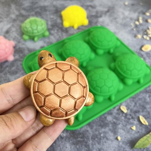 Silicone Turtle Molds for Candy Making, Chocolate Sheet Ice Cube Tray