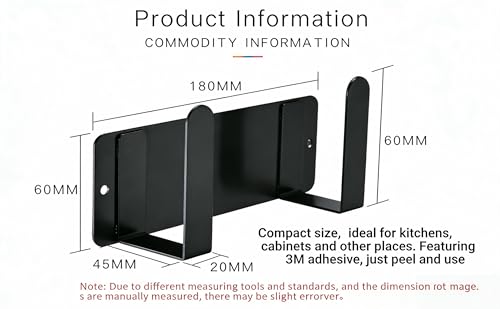 Black Stainless Steel Cutting Board & Pot Lid Organizer - color: Black