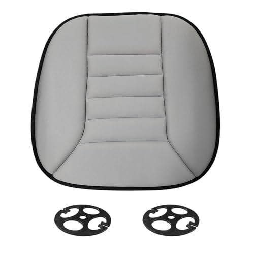 Car Seat Cushion Pad, Memory Foam Auto Seats Protector (Gray) - color: Grey
