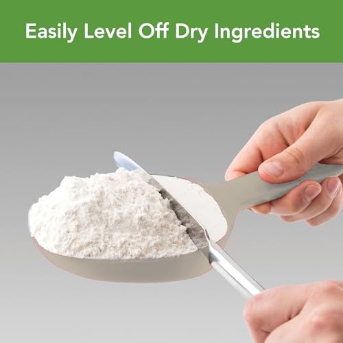 Tovolo Scoop and Sift 1 Cup Flour Sifter for Baking, Oatmeal - color: Oatmeal