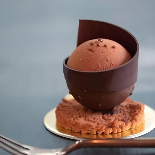 15-Cavity Semi Sphere Baking Molds for Mousse, Chocolate, Jelly, Candy - color: White-R0027