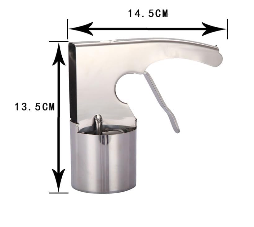 Thrifty Ice Cream Scoop, Easy Release Trigger Cylinder Old Fashioned Ice Cream Scooper Classic Cylindrical Ice Cream Scoop with Trigger for Cream Mashed Potato
