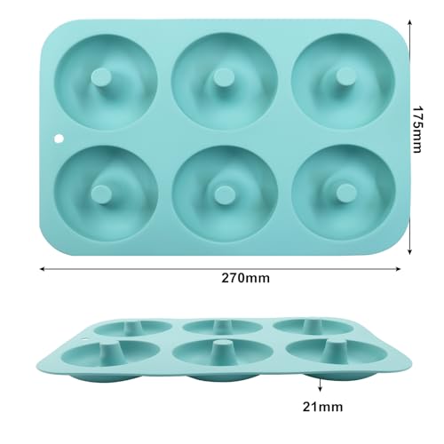 Non-Stick Doughnut Pan Set of 3, Multiple Styles - style: Multiple styles