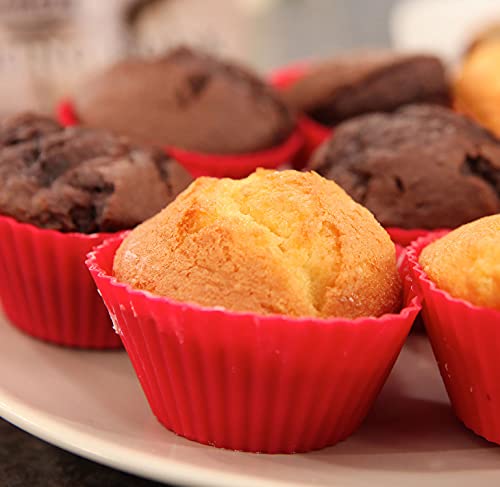 Nuwave Reusable Silicone Cupcake Liners, Set of 10