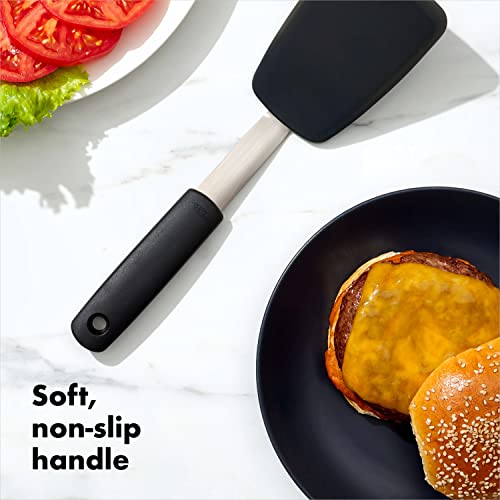 OXO Good Grips Small Silicone Flexible Turner - Black - size: one size