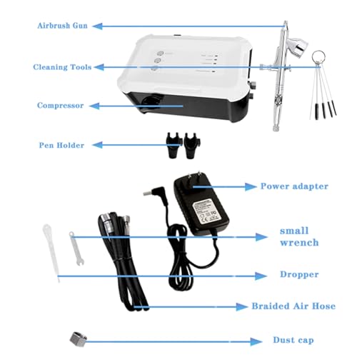 55psi Airbrush Kit with Compressor