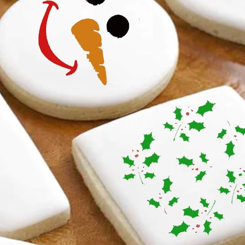 Sourdough & Artisan Bread Stencils -Cake, Pie, Bread & Cookies -Decorate Your Own Unique Design -Baking Mold Stencil Template for Decorating. Classic Wheat, Hearts & More, BONUS Coffee/Cookie Stencils
