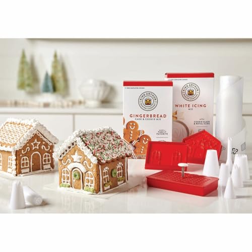 King Arthur Baking Company 3-D Gingerbread Embossing Cutters, 3 Piece Set, For Embossed Three Dimensional Gingerbread Houses For Holiday And Everyday Baking - style: 3-D Gingerbread Cutters