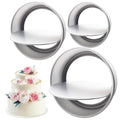 Aluminum Round Cake Pans, 3pcs Nonstick Baking Pan with Removable Bottom 6/8/10 Inches Cheese Cake Mold Straight Edge for Wedding Birthday Anniversary or Party Event - size: 6 & 8 & 10 Inch
