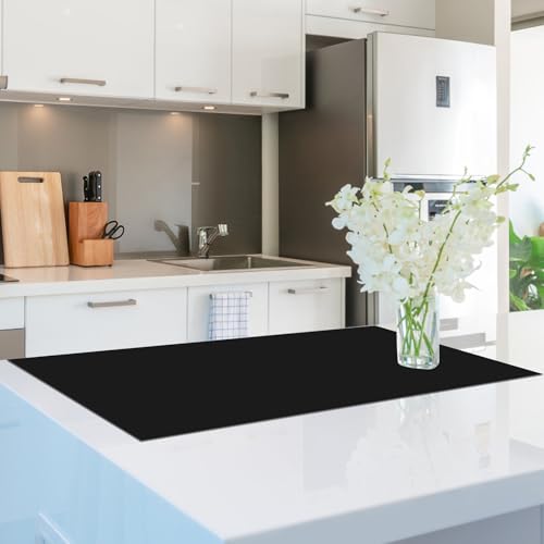 Silicone Protector Mat 47x24 Inch,Black - color: Black
