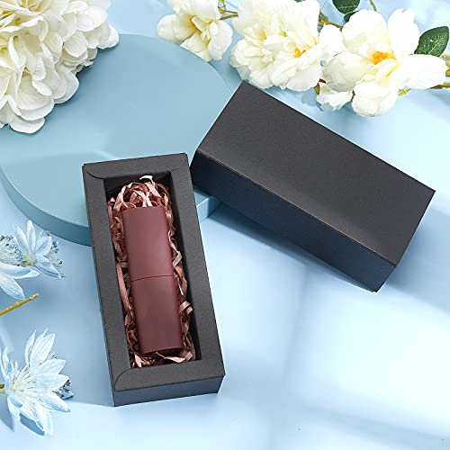 BENECREAT 12PCS Brown Kraft Packaging Drawer Box 4.8x2x1.5 Inch Cardboard Present Box for Lipstick, Small Perfume Essential Oil Bottle, Christmas, Festival Gift Packaging - color: Brown, size: 4.8 X 2 X 1.5 Inch (Pack of 12)