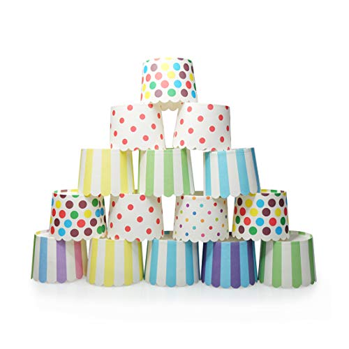 Large Paper Cake Baking Cup Cupcake Muffin Cases diameter 6cm,Set of 1000 - color: Style 4, size: 1000Pcs