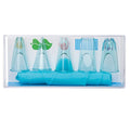Ateco 6 Piece Cake Set, 5 Thermoplastic Tubes and 1 Reusable Superflex Silicone Decorating Bag - style: #784 6 pc Decorating Set Tubes and Bags