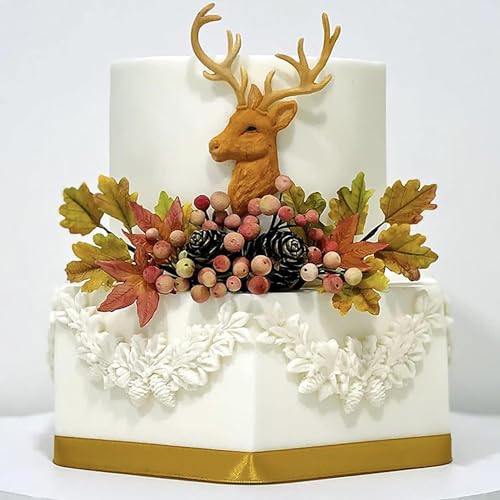 Christmas Silicone Molds Christmas Pinecone Fondant Molds - color: Style F