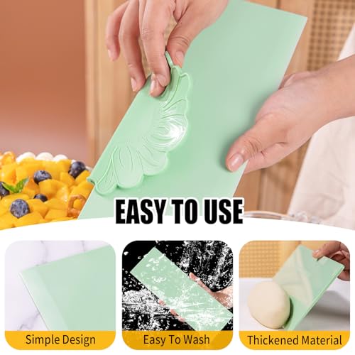 KALAIEN 2PCS Cake Smoother Scraper Dough Scraper Tools Set