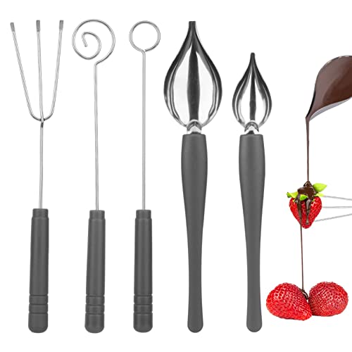 Plating Spoons,5Pcs Culinary Precision Drawing Decor Spoon Set