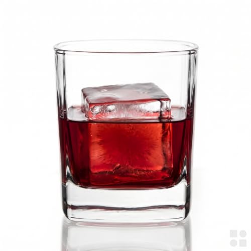 Ice Cube Molds, 2 Pack Silicone Trays for 8 Large Square Cubes - color: 2" Cube (Black)
